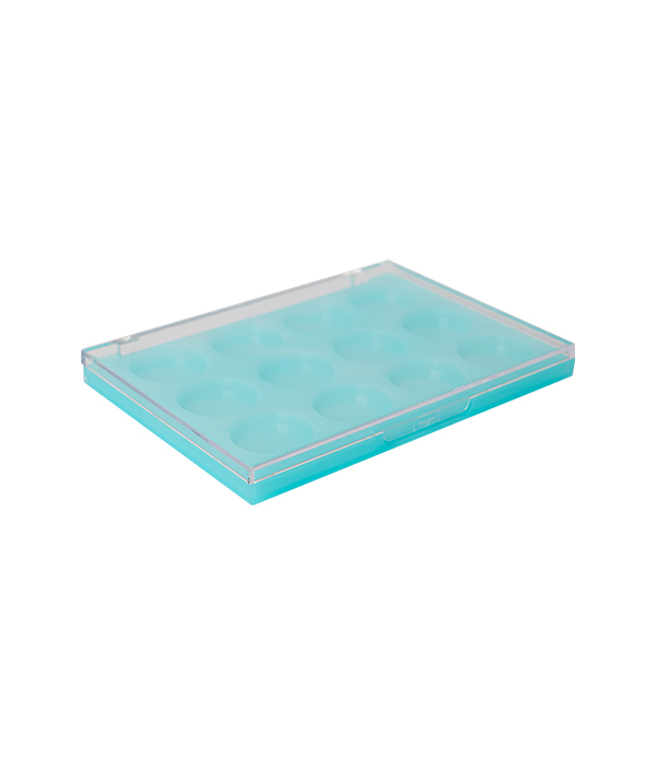 HN3476-Cutie de pulbere goală personalizată de o singură culoare